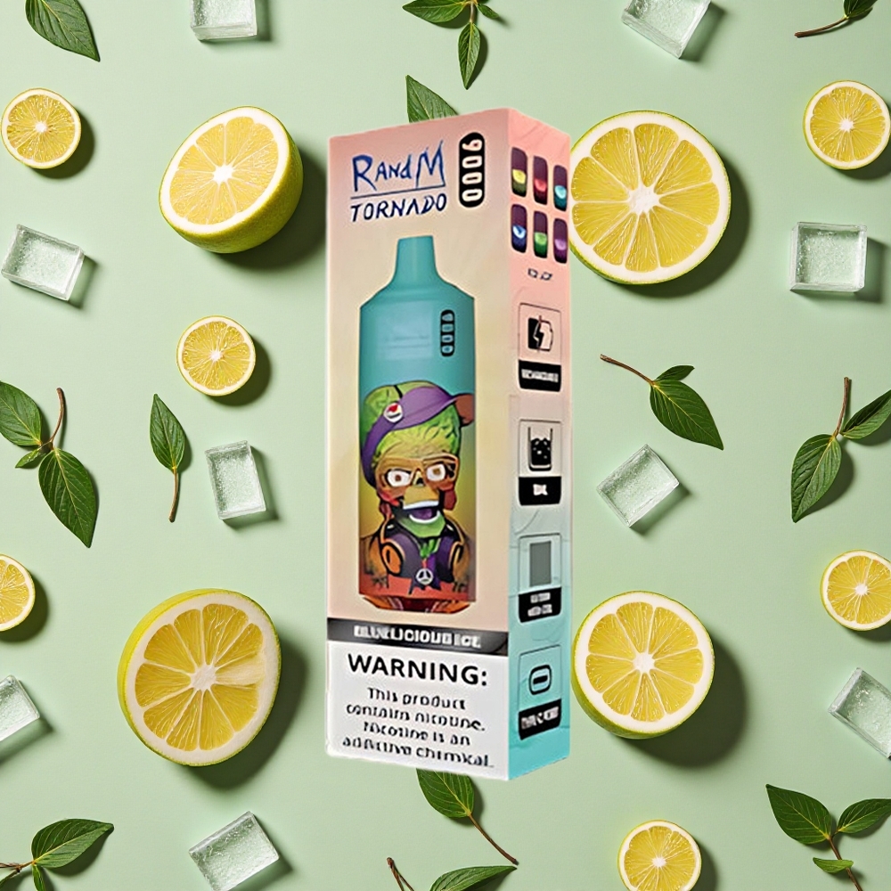 RandM Fumot Tornado 9000 Puffs Gelo Azul Delicioso