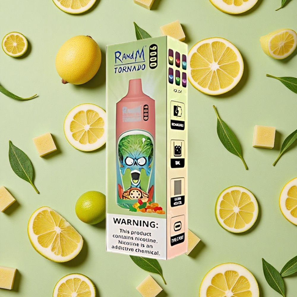 RandM Fumot Tornado 9000 Puffs Ursinho de Goma RGB Display