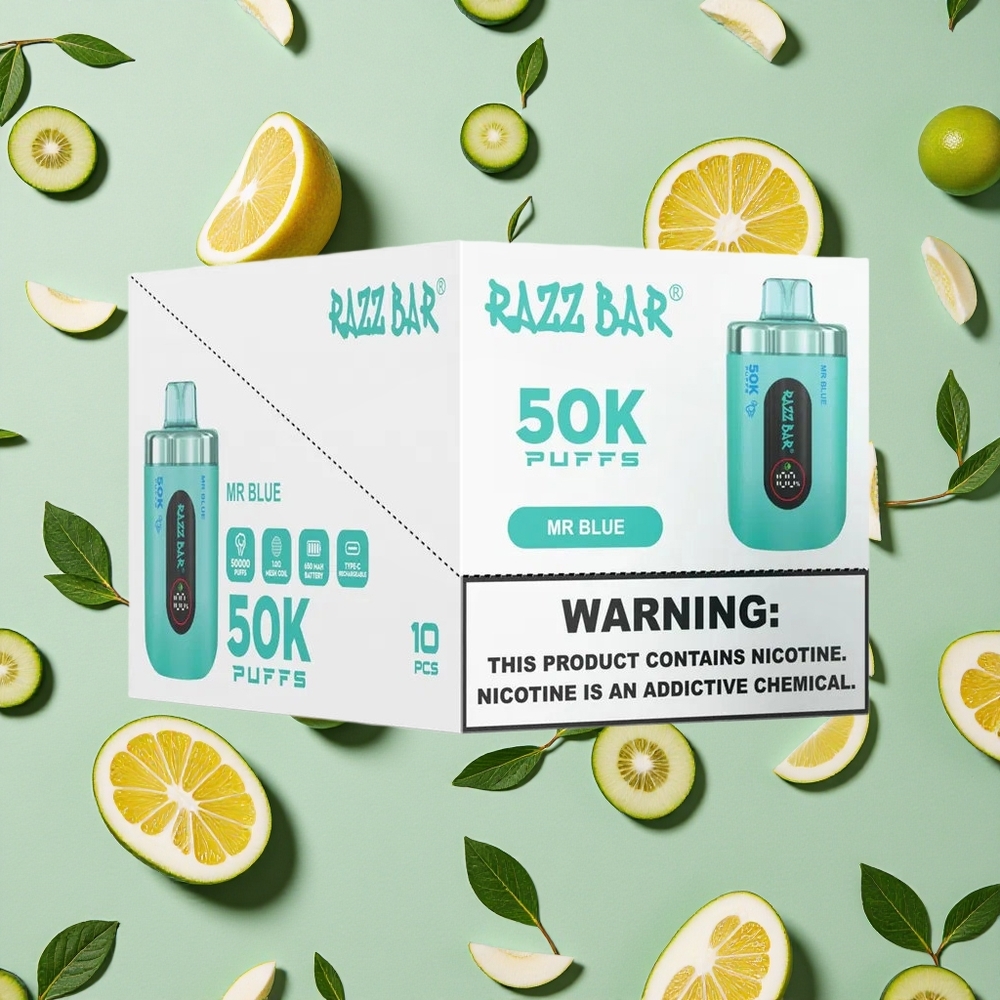 Razz Bar 50K Puffs 10 Ohm Azul Mr