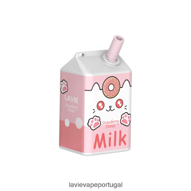 LAVIE Vape Portugal - LAVIE MILK 7.000 baforadas rosquinha de morango TB68V6177