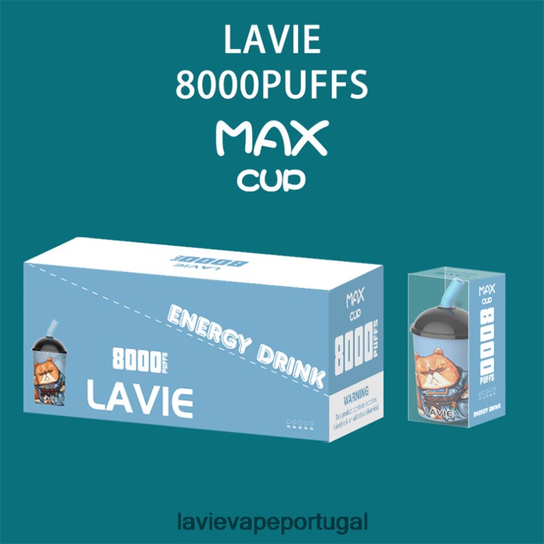 LAVIE Preço - LAVIE Max Cup 8.000 baforadas bebida energética TB68V6259