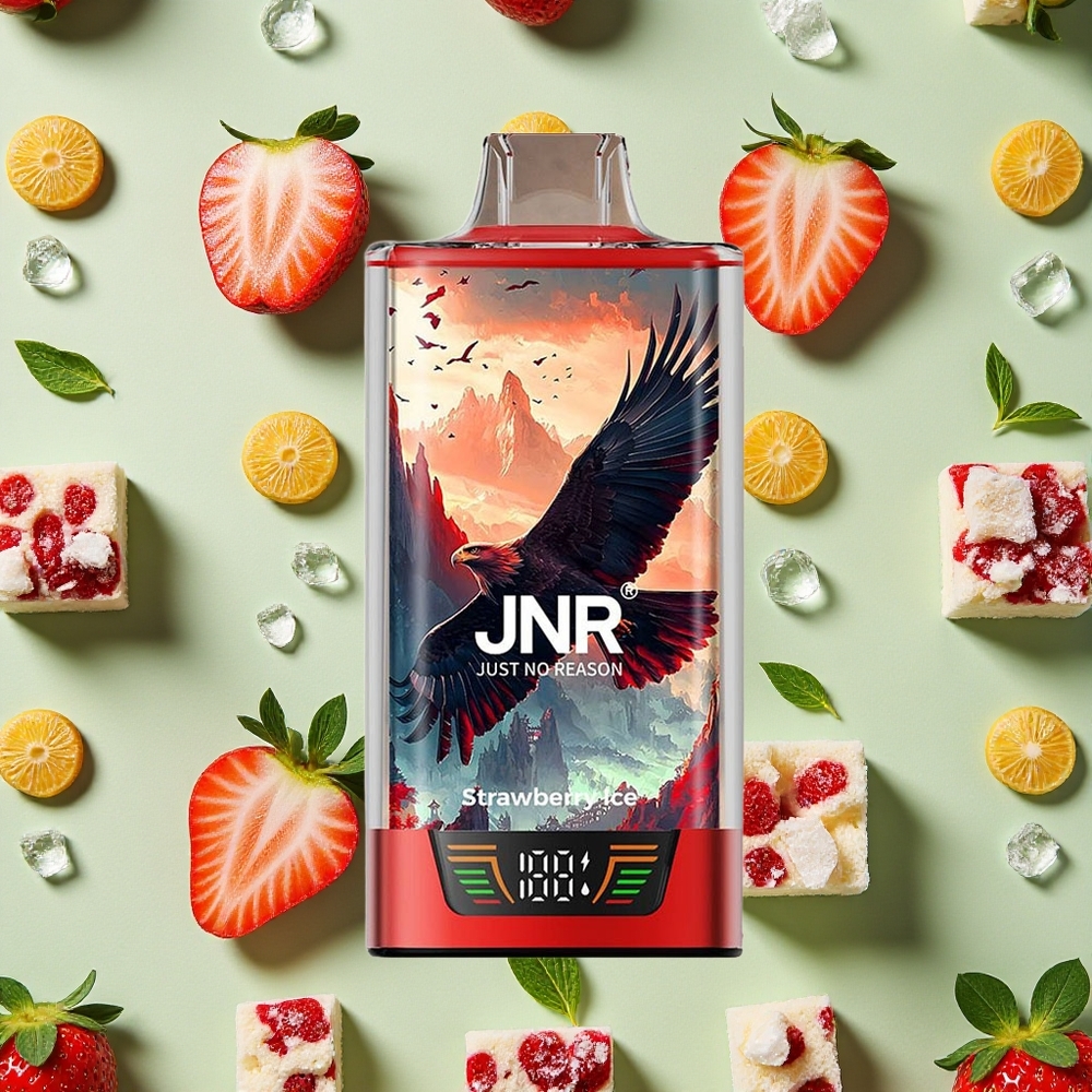 JNR Falcon Pro 28000 Puffs 30ml E-líquido Morango Gelado