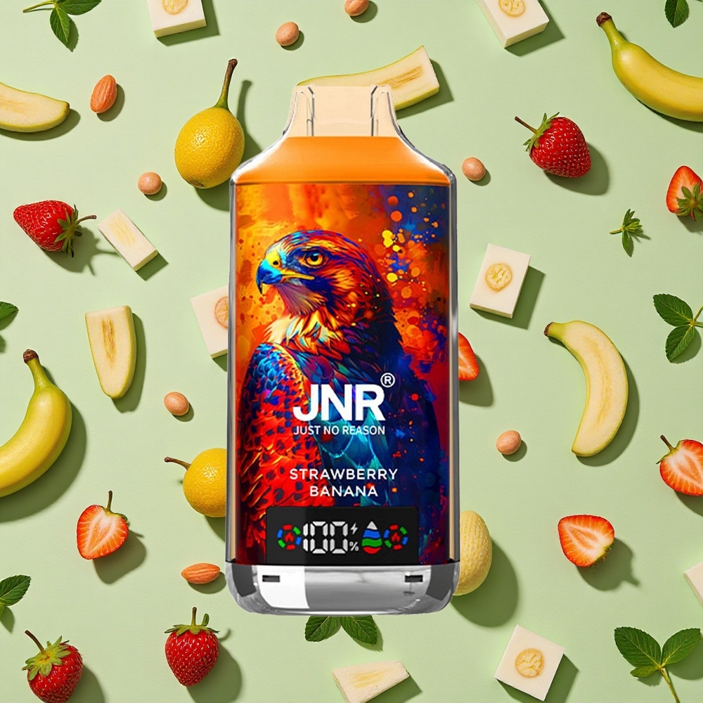JNR Falcão X 18000 Baforadas Morango Banana
