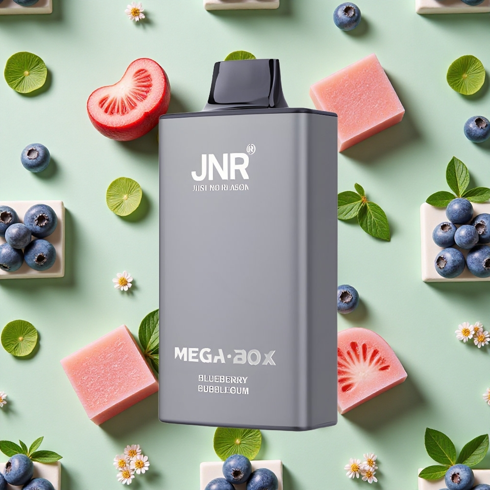 JNR Mega Box 25000 Puffs 30ml E-líquido E-liquid Vape Blueberry Chiclete