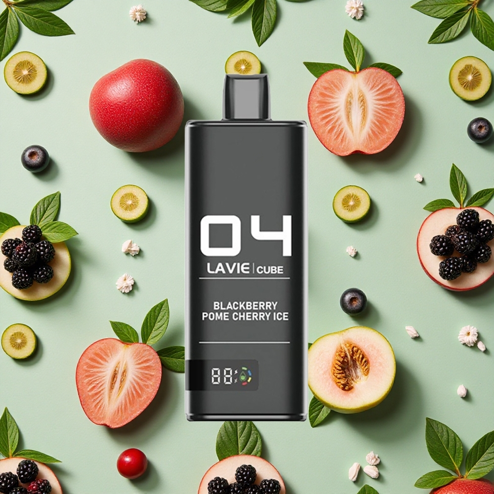 Lavie Cube 20000 Puffs 28ml E-líquido Amora Romã Cereja Gelo