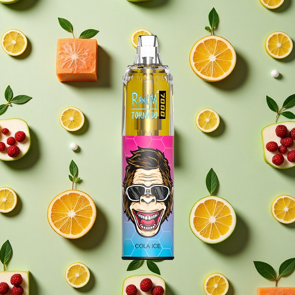 RandM Fumot Tornado 7000 Puffs 14 ml E-líquido Cola Gelado